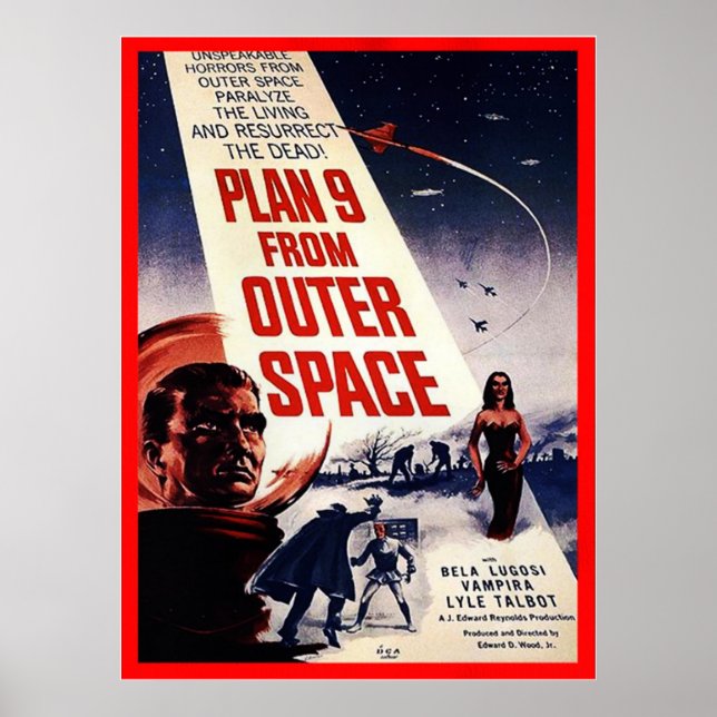 Plan 9 From Outer Space Poster (Vorne)
