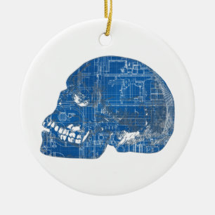 Plan A Kopf Humorisches Konzept Keramik Ornament