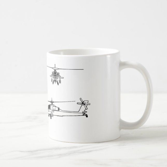 Plan AH-64 Kaffeetasse (Rechts)