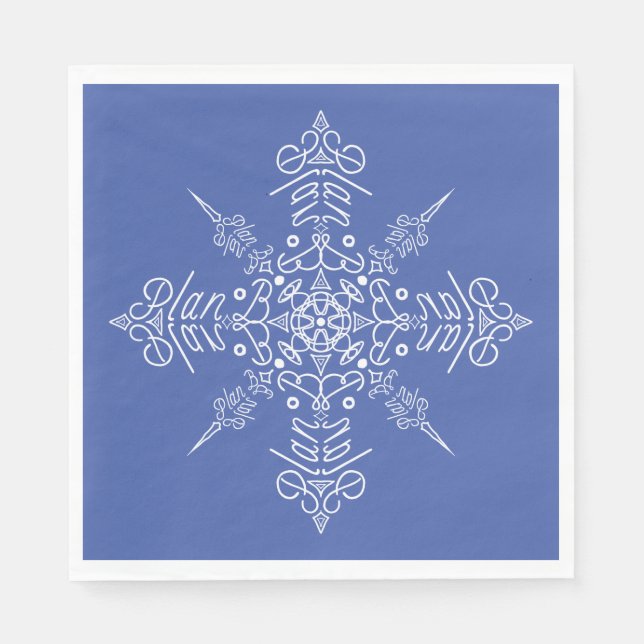 Plan B: Versteckte Word Napkins-Dienste Serviette (Vorderseite)
