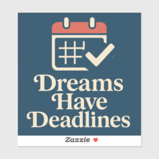 Plan Bold, Dream Loud Aufkleber