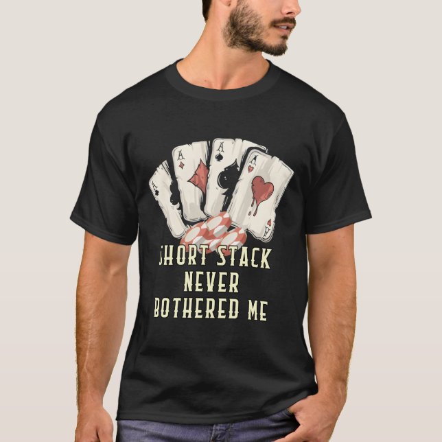 Plan Carefully Win Handsomely Gambler Poker Gambli T-Shirt (Vorderseite)
