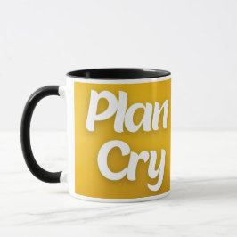 Plan Cry Studie Wiederholung der Uni Tasse