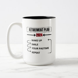 Plan de retraite personnalisé 2024 Mug