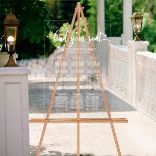 Plan de table de mariage 10 tables