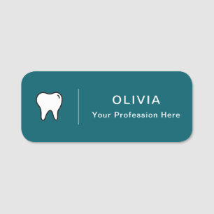 plan dentiste clinique dentaire nom étiquette