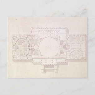 Plan der Hauptgeschichte der Hauptstadt, Postkarte