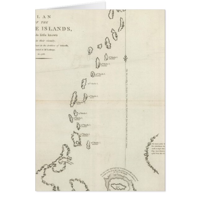 Plan der Kurilen (Vorne)