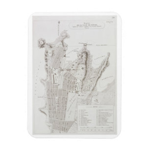 Plan der Stadt Sydney, von 'Voyage Autour du Magnet