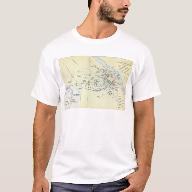 Plan des Kampfes von Cawnpoor T-Shirt (Vorderseite)