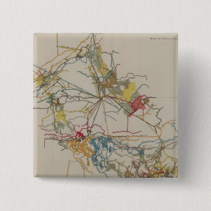 Plan des neuen Bergwerks Almaden Button