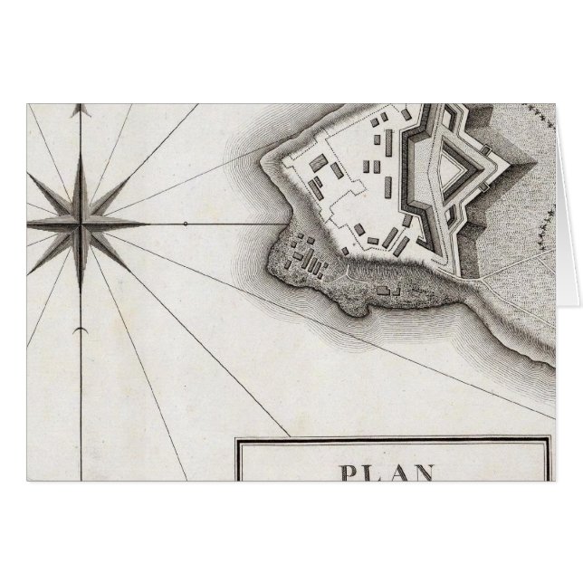 Plan du fort Niagara (Devant horizontal)