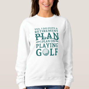 Plan für die Rückzahlung Golf Sweatshirt