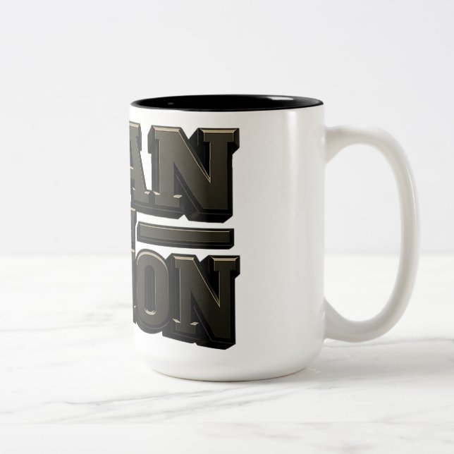 Plan In Action Coffee Cup Zweifarbige Tasse (Rechts)