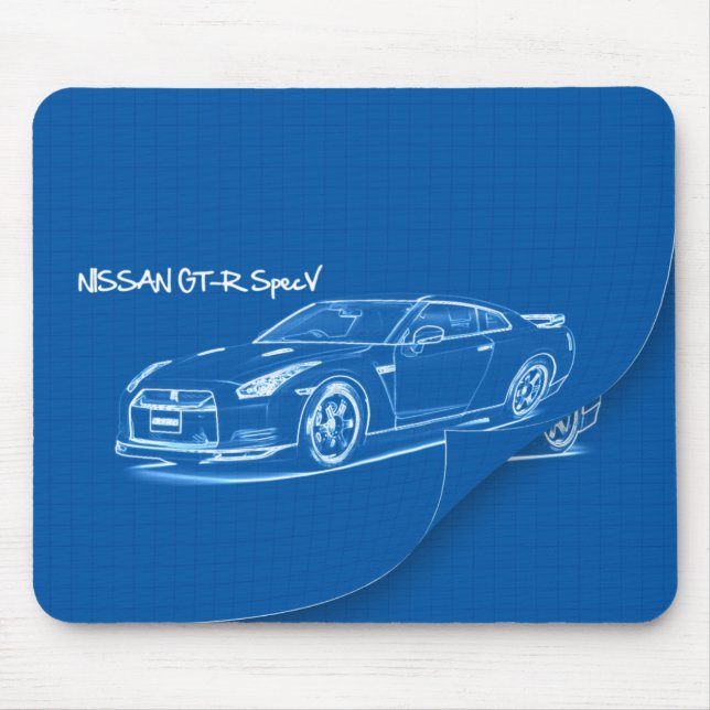 Plan Mousepad Nissan GT-Rs SpecV (Vorne)