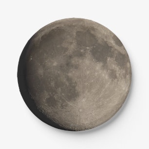 Plan Papier. Lune photo 02. Assiette en Papier.