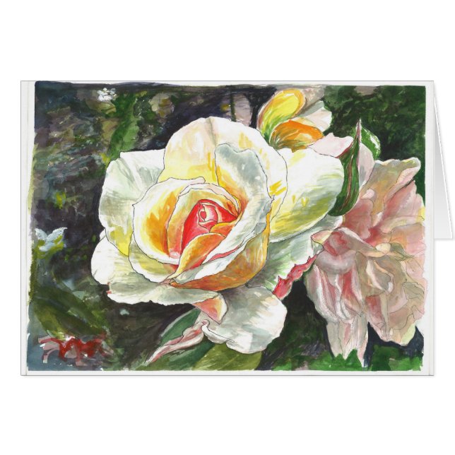 Plan rapproché des roses (Devant horizontal)