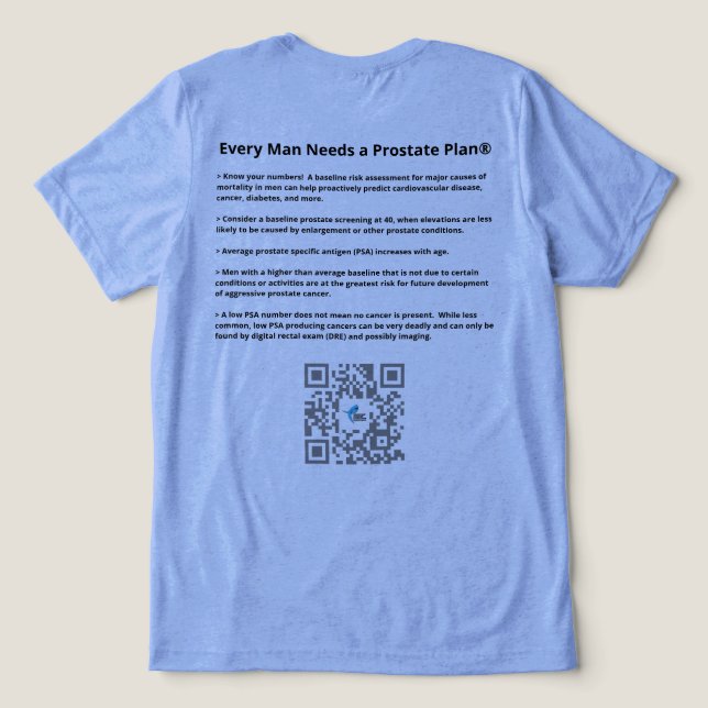 Plan T-shirt Tri-Blend Shirt (Design Rückseite)