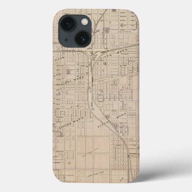 Plan Terre Haute, Vigo Co Case-Mate iPhone Hülle (Rückseite)