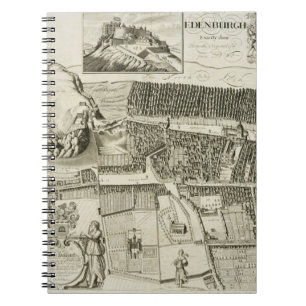 Plan von Edinburgh, Kneipe. durch John-Smith Notizblock