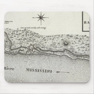 Plan von Fort Baton Rouge Mousepad