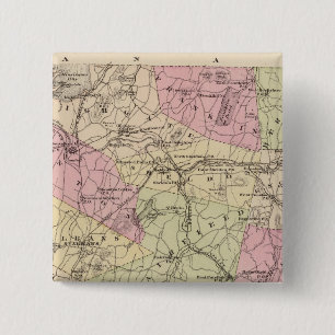 Plan von Grand Isle und Franklin in Vermont Button