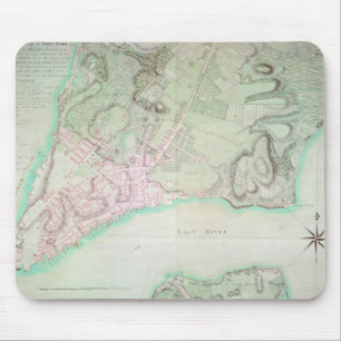 Plan von New York, 1776 Mousepad