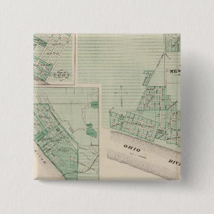 Plan von Newburgh, Warrick Co mit Boonville Button