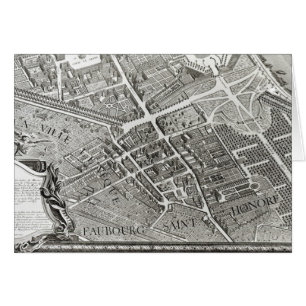 Plan von Paris, bekannt als 'Plan de Turgot'