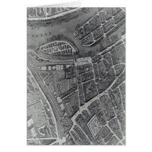 Plan von Paris, bekannt als 'Plan de Turgot'