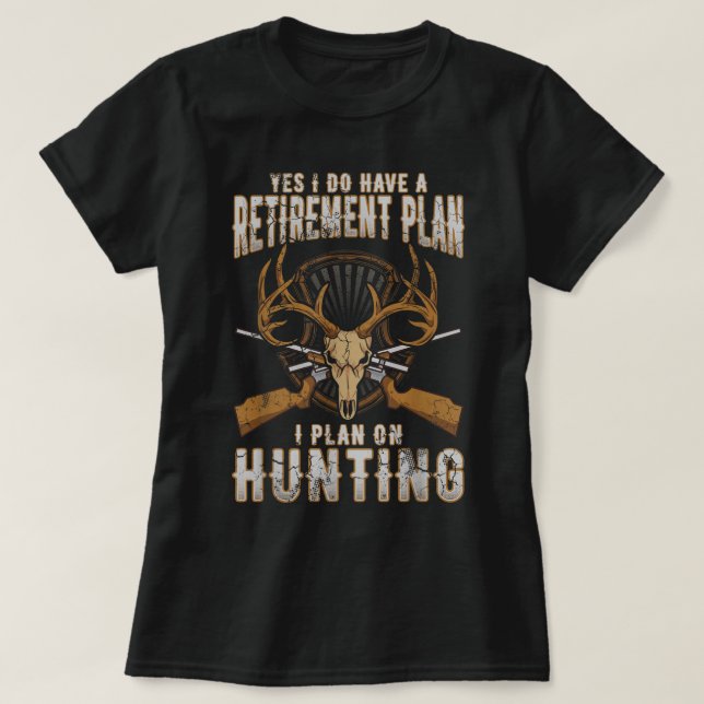 Plan zur Bejagung der Ruheständler Funny Quotes Sp T-Shirt (Design vorne)