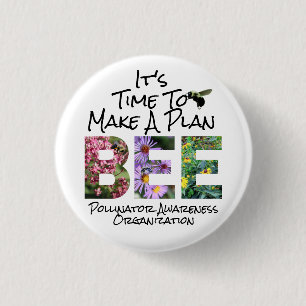 Planbiene für die Organisation von Schadstoffen Button