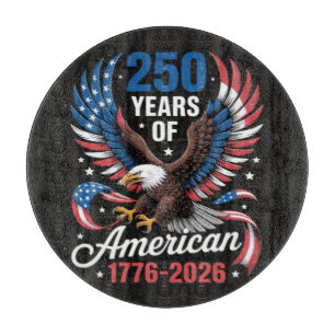 Planche À Découper 250e anniversaire USA aigle patriotique 250 ans