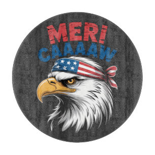 Planche À Découper 4 juillet Aigle Liberté Patriotique