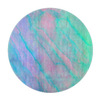 Planche À Découper Abalone Shell Aquarelle en pierre de perle