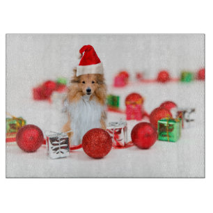 Planche À Découper Abris avec tableau de coupe ornementale de Noël