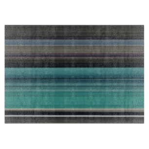 Planche À Découper Abstract #1: Teal and grey