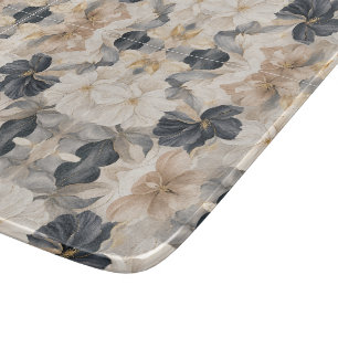 Planche À Découper Abstraction Florale Artistique de Luxe