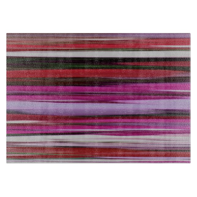 Planche À Découper Abstrait #2 : Flou rouge (Devant)