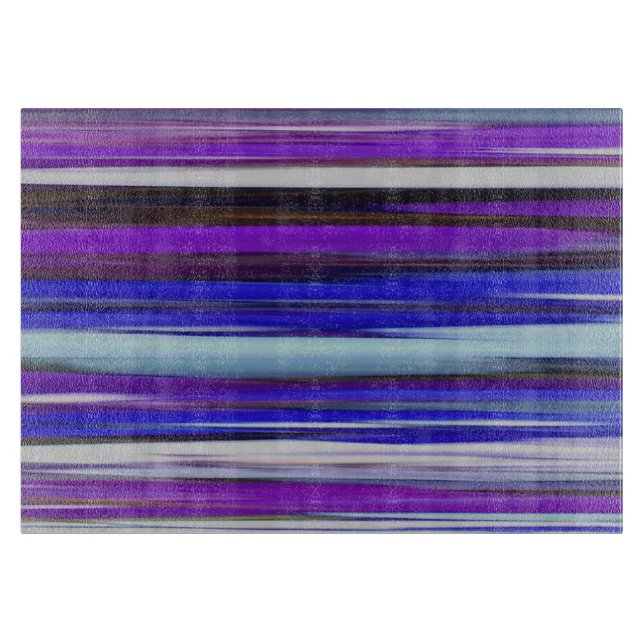 Planche À Découper Abstrait #2 : Flou ultraviolet (Devant)