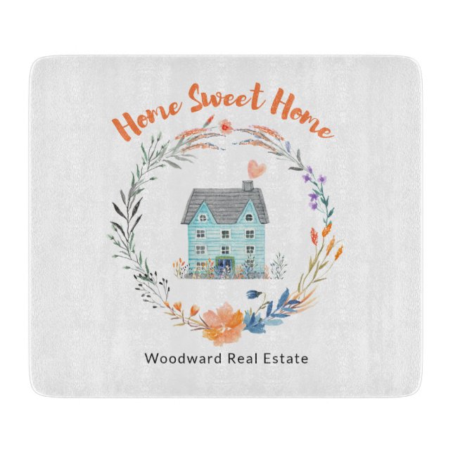 Planche À Découper Accueil Sweet Home Merci Acheteurs Maison Chic (Devant)
