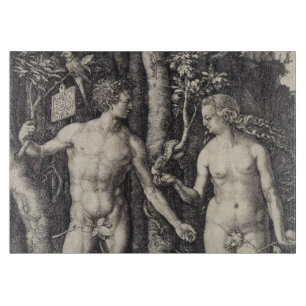 Planche À Découper Adam et gravure d'Ève par Albrecht Durer