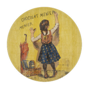 Planche À Découper Affiche française vintage Chocolat Menier, art de 