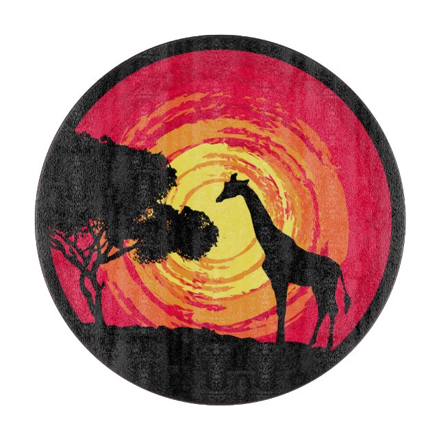 Planche À Découper African sunset (Devant)