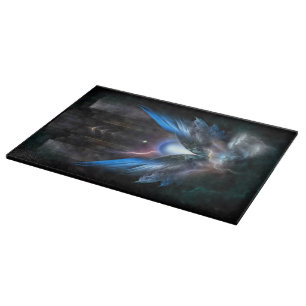 Planche À Découper Ailes Du Panneau De Découpe En Verre Clair