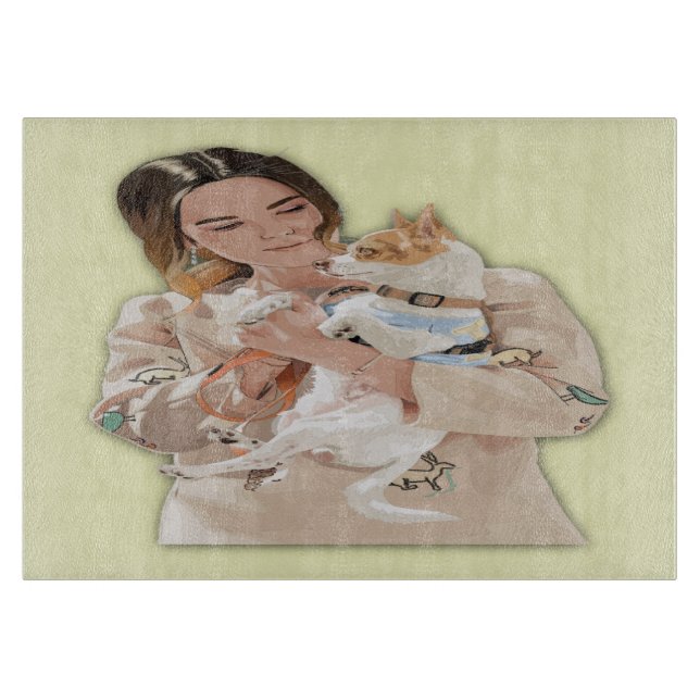 Planche À Découper Ajouter une photo personnalisée (Devant)