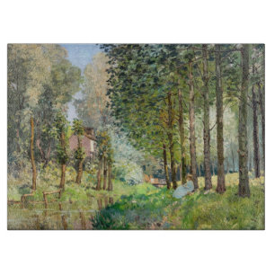 Planche À Découper Alfred Sisley - Repos au bord du ruisseau