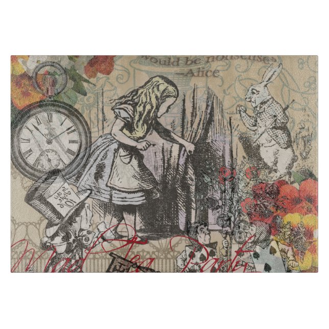 Planche À Découper Alice au pays des merveilles Rideau Art classique (Devant)