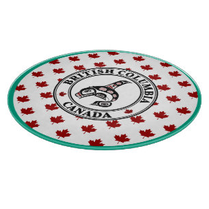 Planche À Découper Amérindien Red Black Art Orca Killer Whale