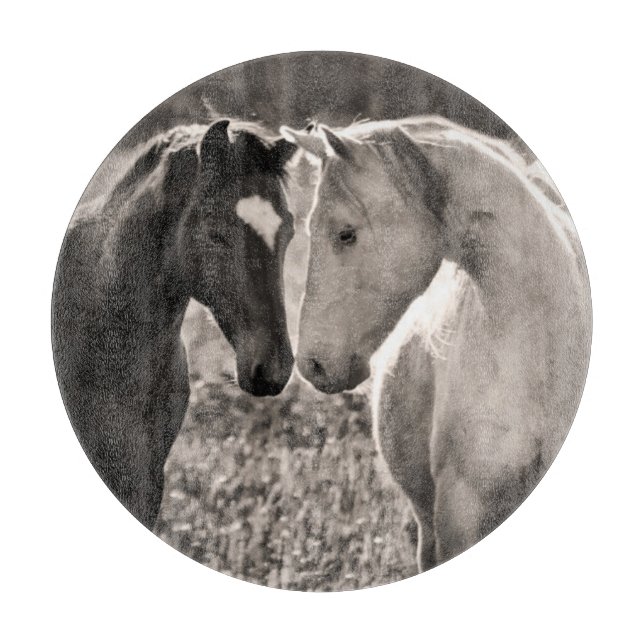 Planche À Découper Amour de cheval (Devant)